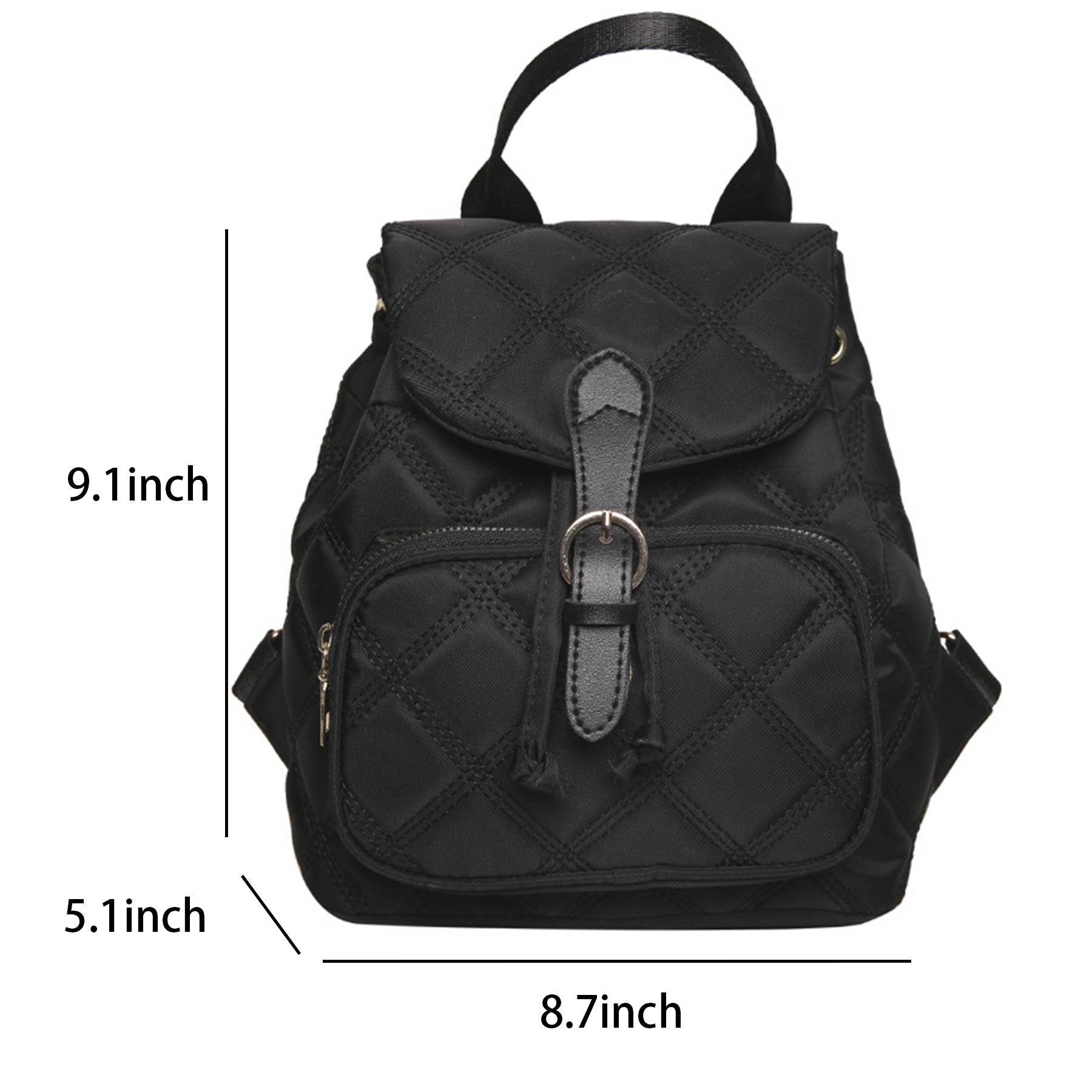 Nylon Travel Backpack for Womens 8
