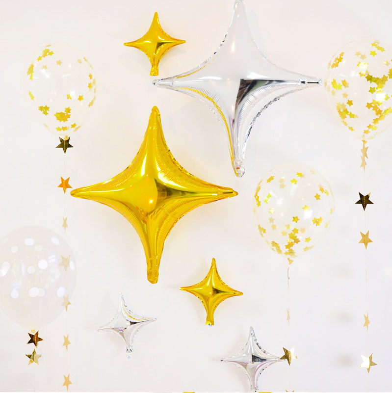 Shiny foil balloon for happy birthday party decoration 2