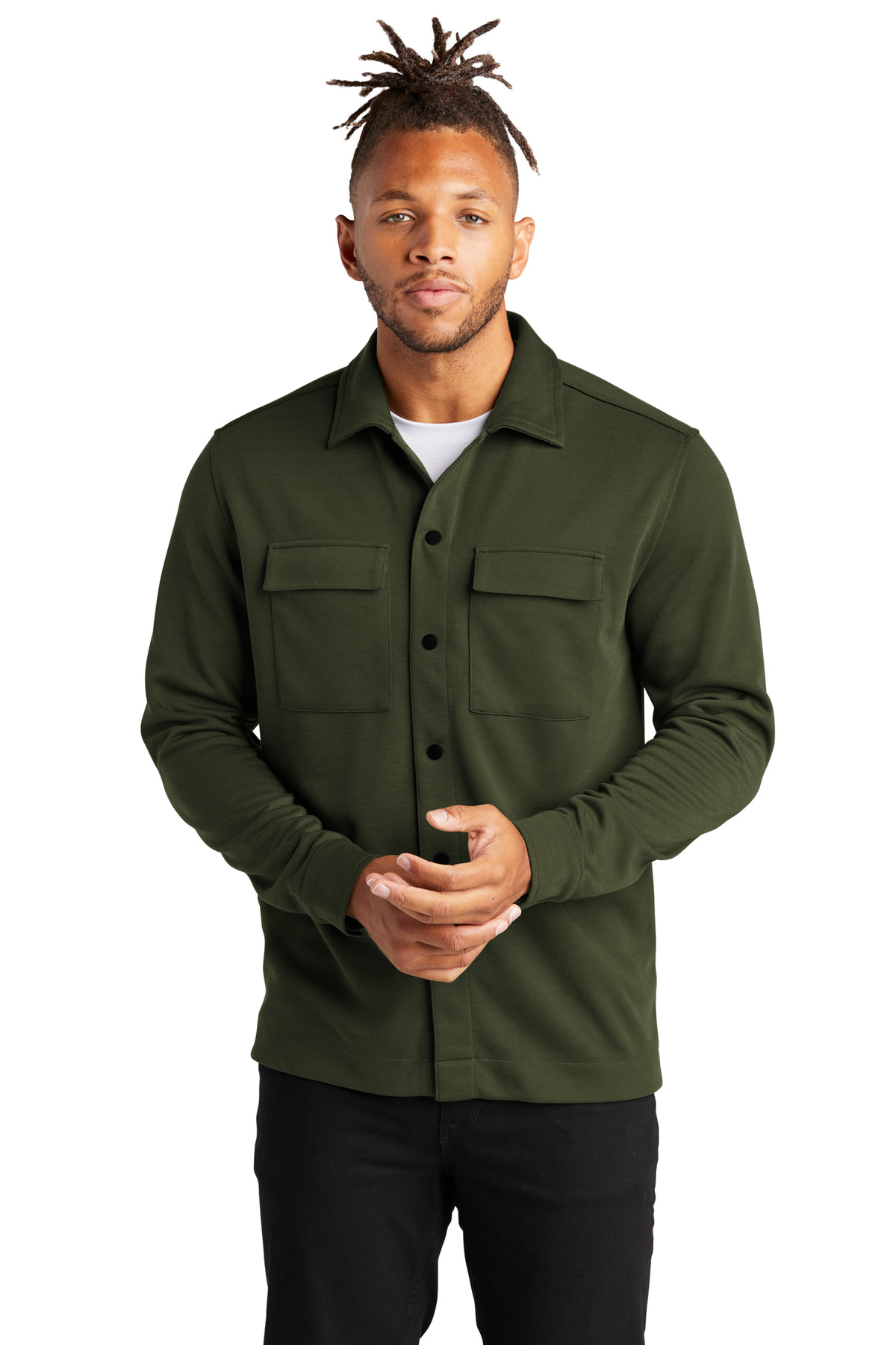 Mercer+Mettle Double-Knit Snap Front Jacket MM3004 20