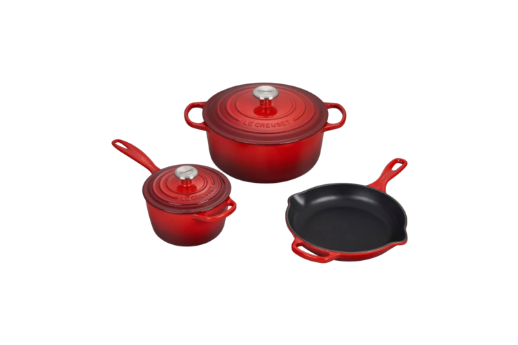 Le Creuset 5-Piece Signature Cookware Set 2