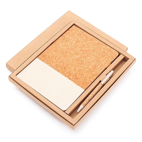 Cork Notebook & Pen Gifts set 5