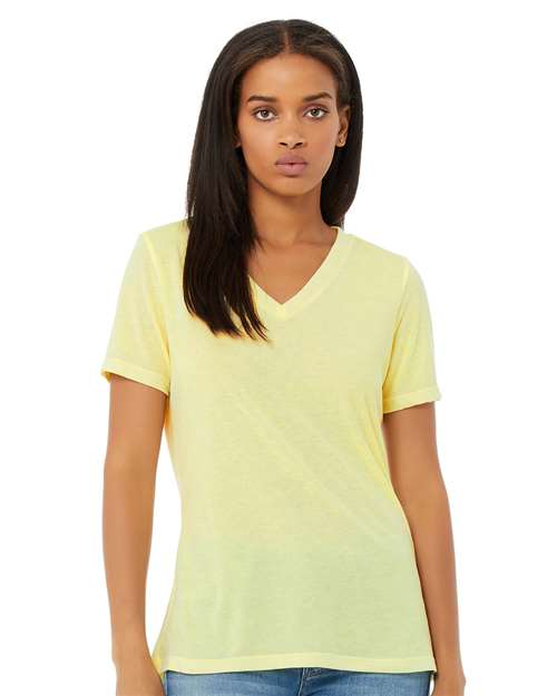 Women's Relaxed Triblend V-Neck Tee - 6415 11
