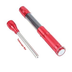 Magnetic Telescope Flashlight With Side Lamp And Adjustable Head 13
