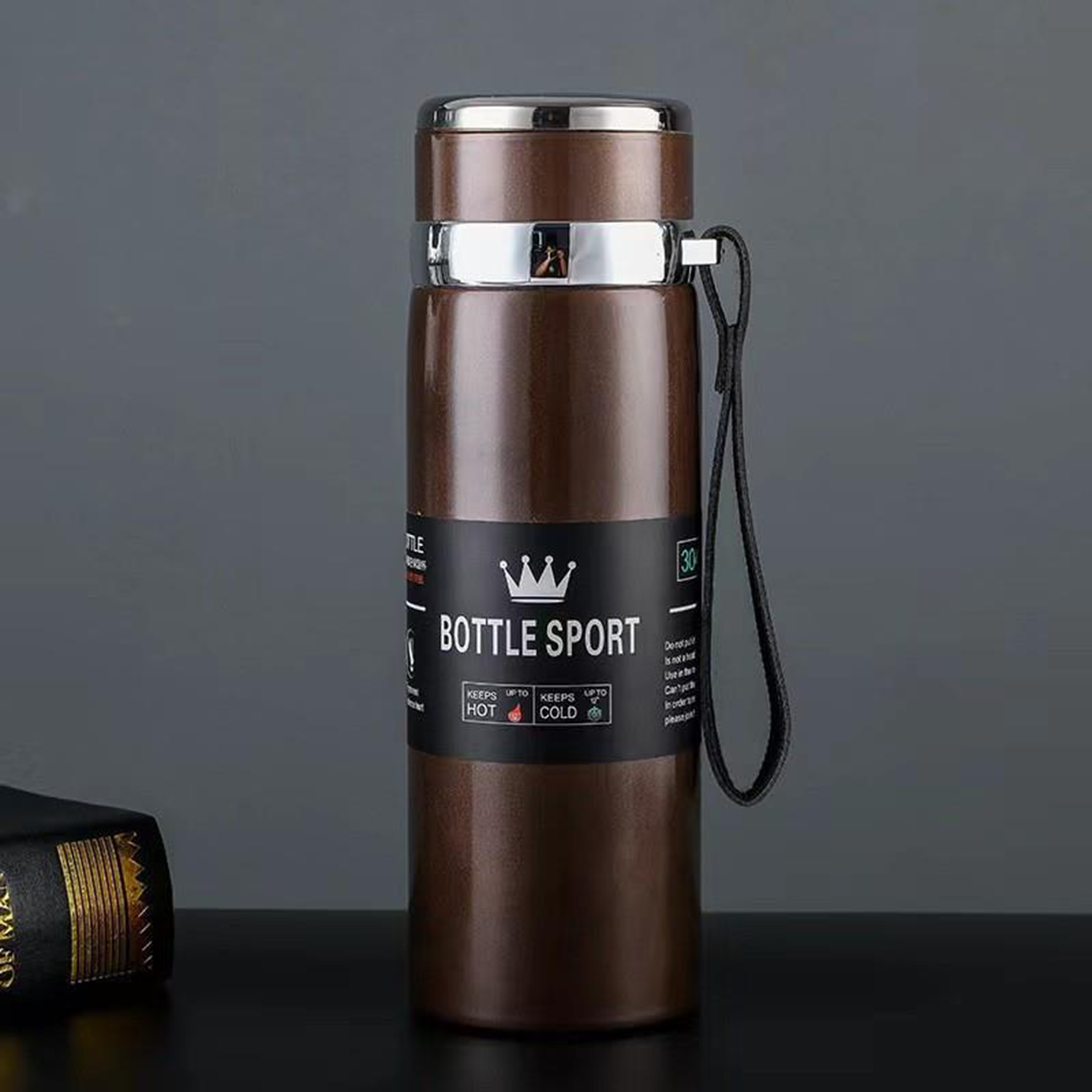 35 OZ Stainless Steel Insulated Water Bottle, custom water bottle with logo imprint 5