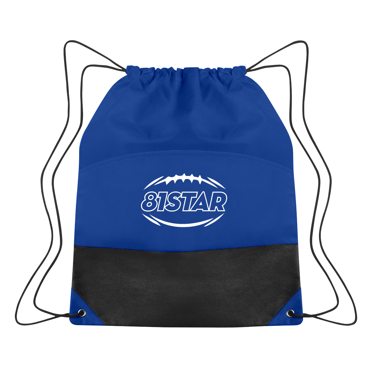 Non-Woven Two-Tone Drawstring Sports Pack 4