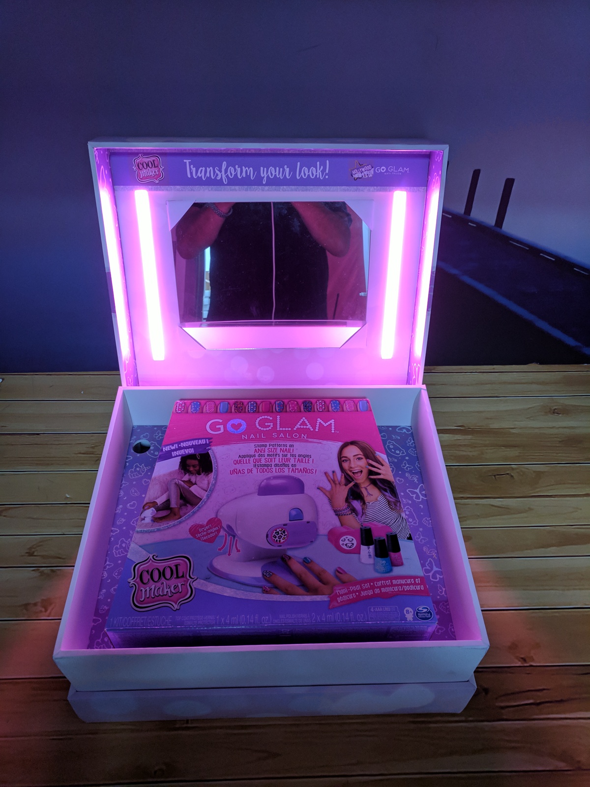 Custom Printed Full Color Hinged Soft Touch Luxury Gift Box - 4x4x2 5