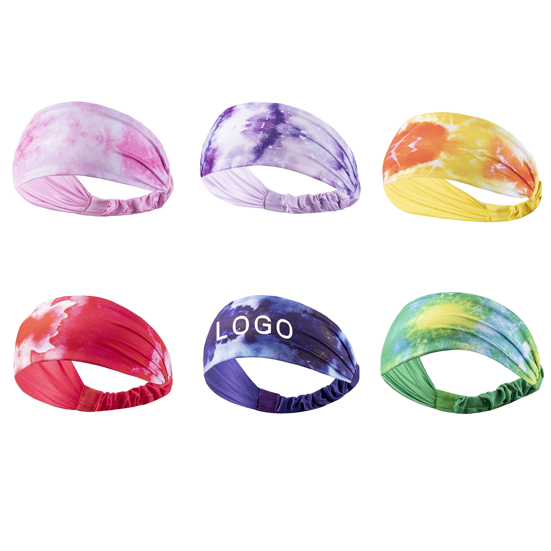 Tie-dye Sports Hair Band 2