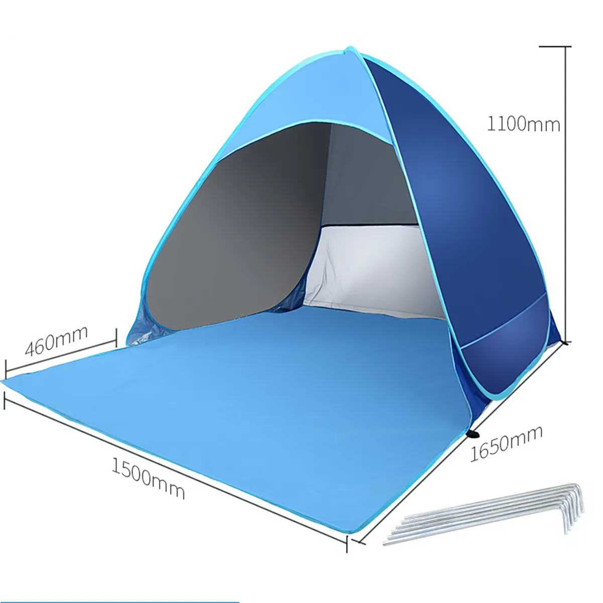 Portable Pop Up Beach Tent 6