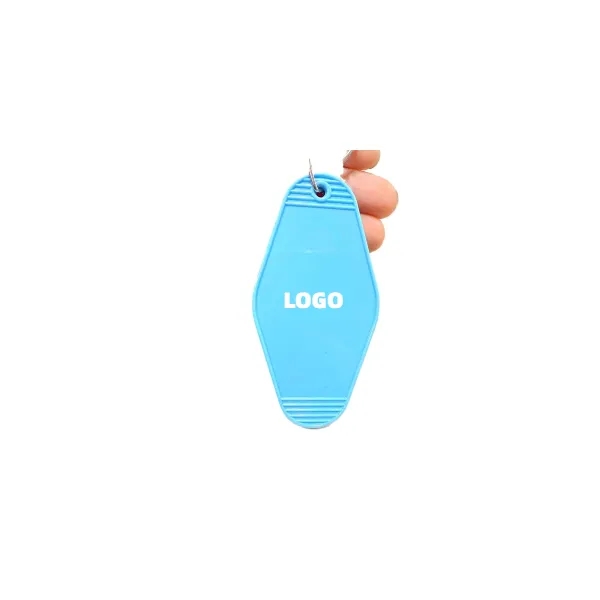 Vintage Plastic Diamond Key Tag 1