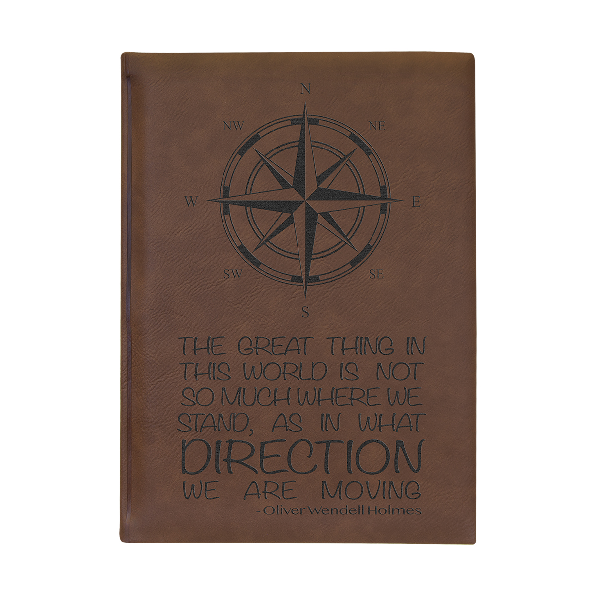 7" x 9" Dark Brown Leatherette Sketch Book