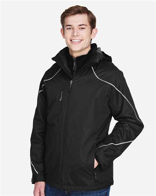 Men's Angle 3-In-1 Jacket with Bonded Fleece Liner - 88196 5