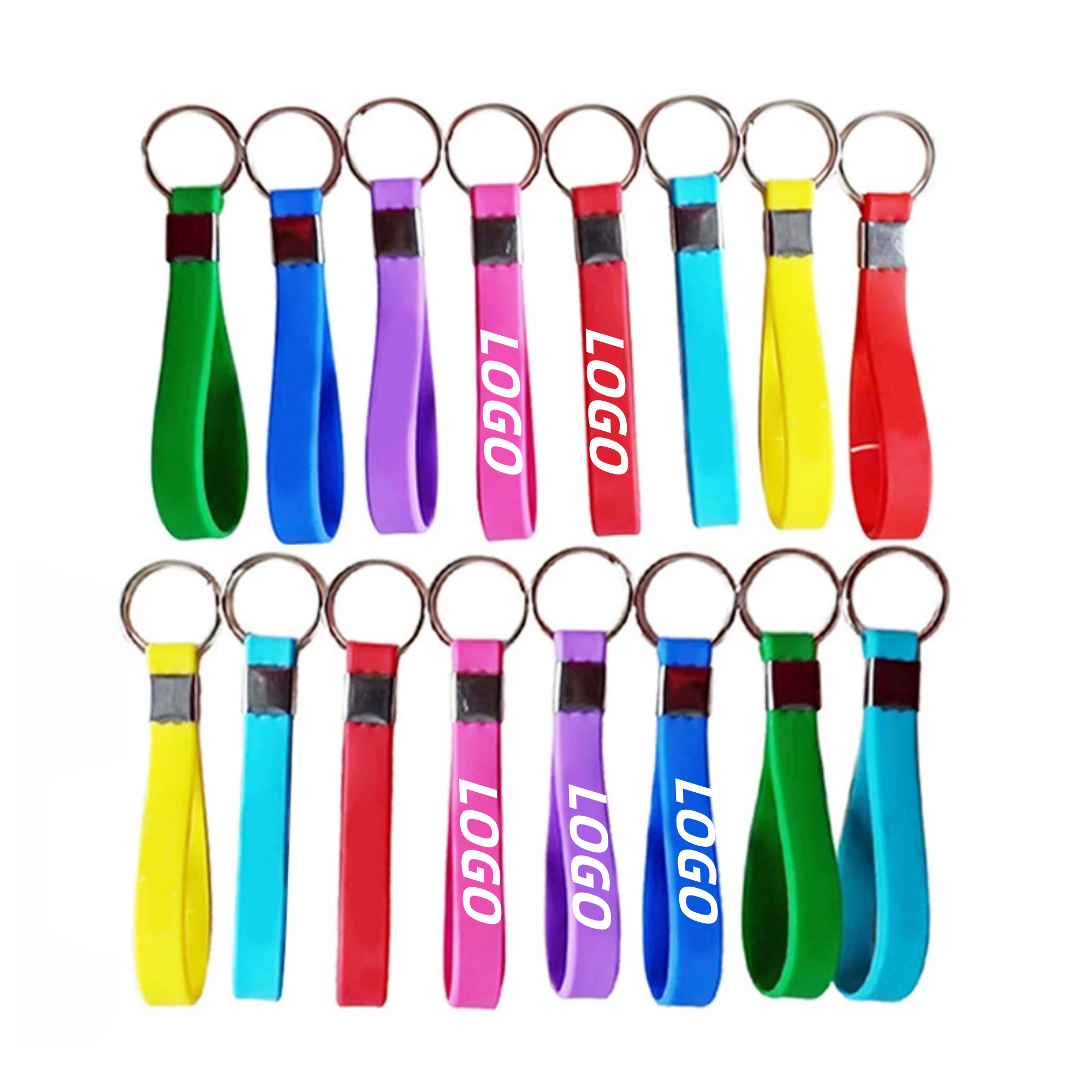 Silicone Wristband Keychain 2
