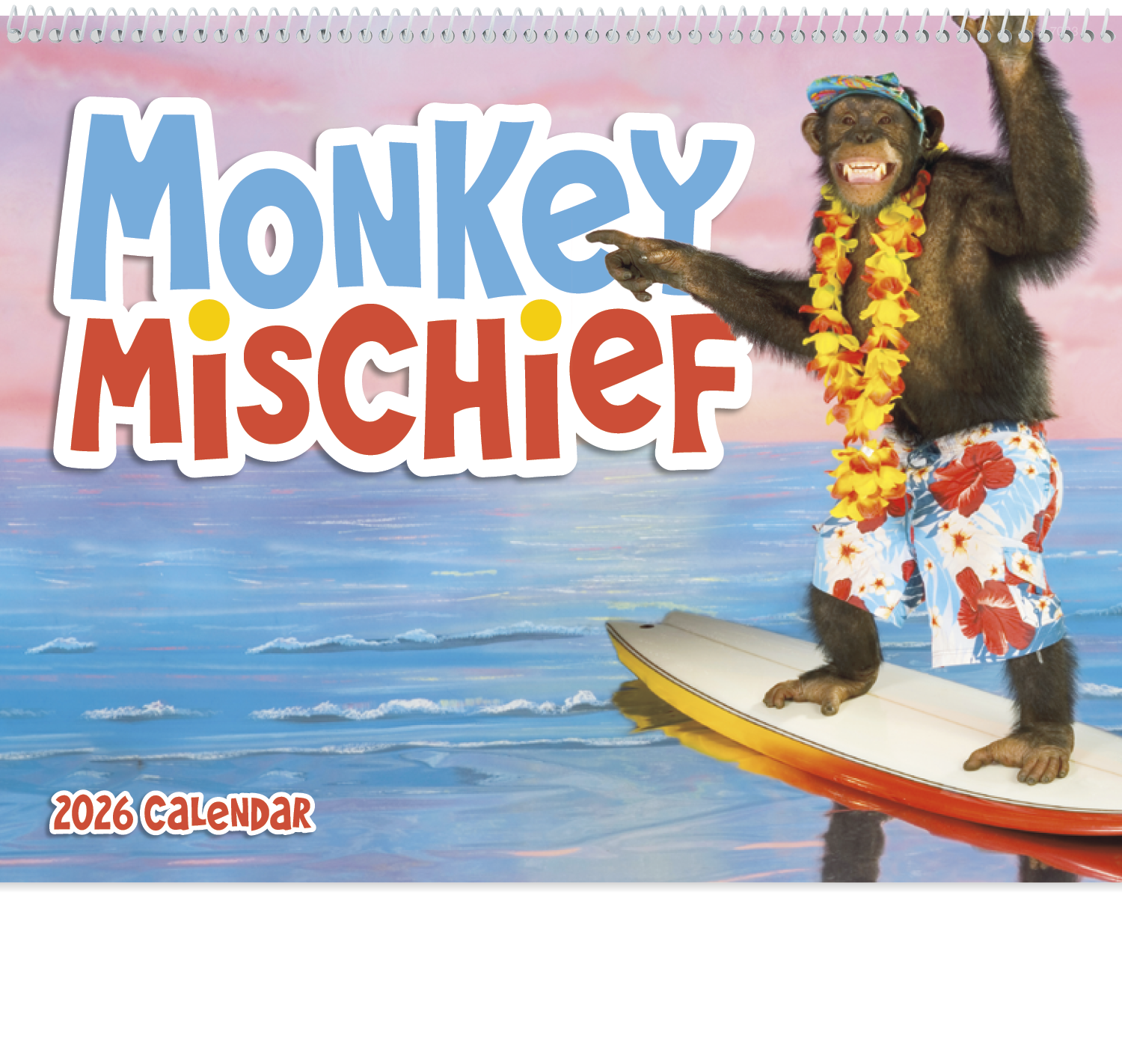 Good Value™ Monkey Mischief - Spiral Calendar 4