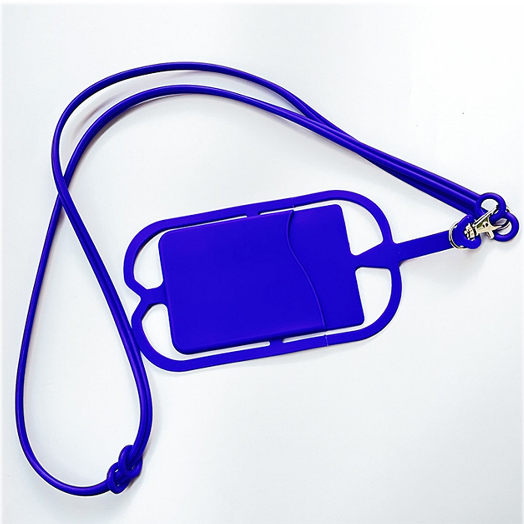 Silicone Neck Lanyard Cell Phone Wallet 2