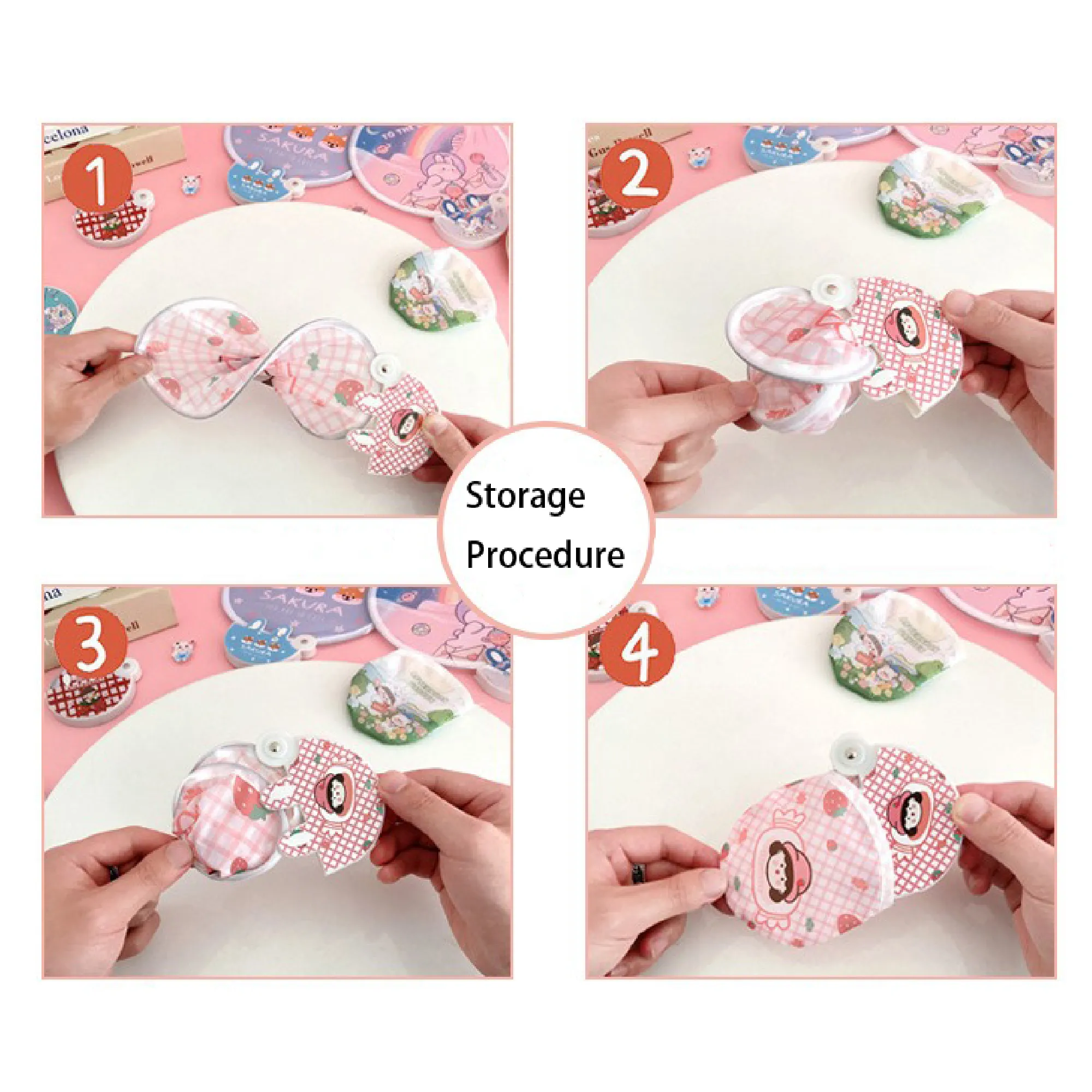 Cooling Fan Durable Frame Customizable Portable Foldable 4