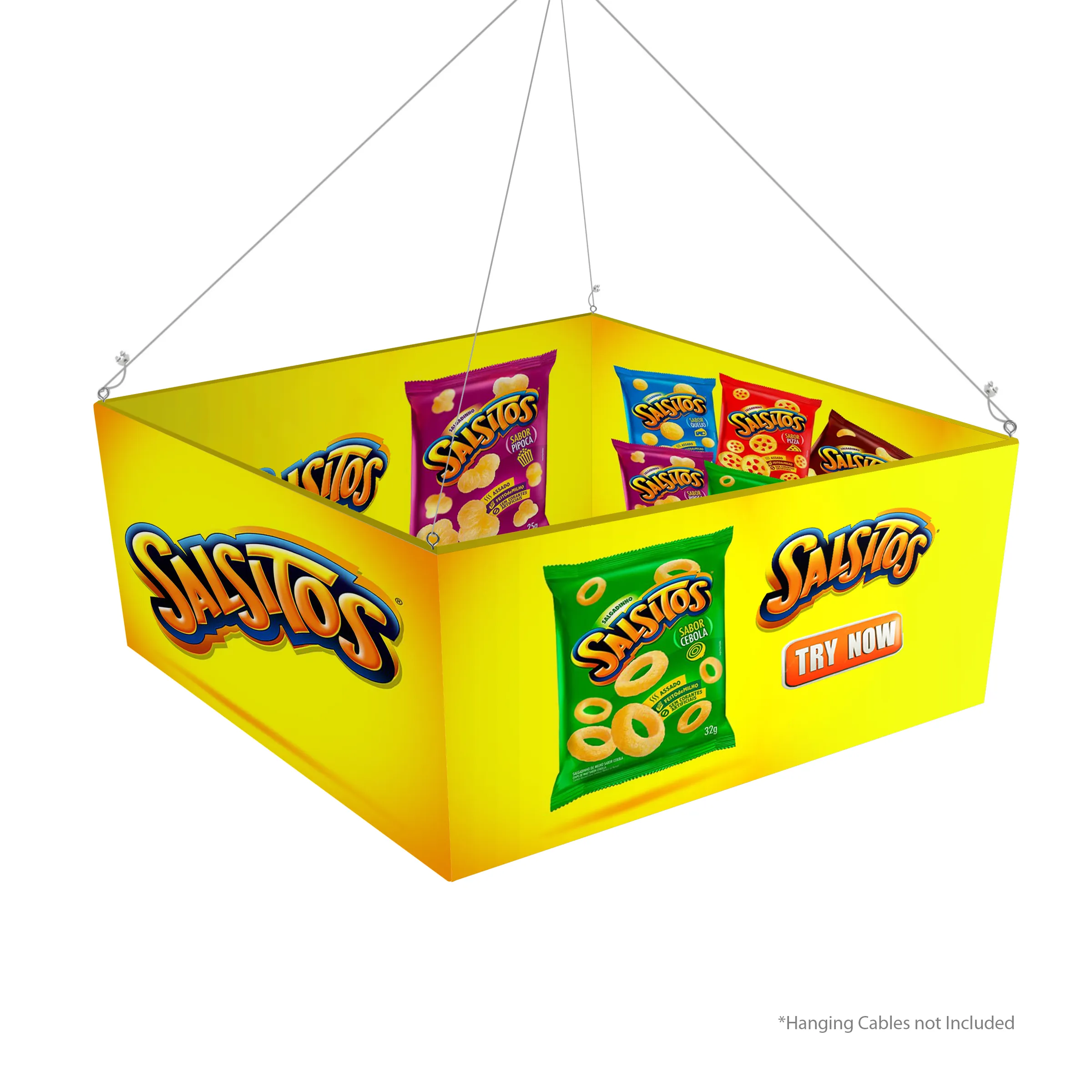 10' Rectangular Hanging Banner Kit (Hardware + Banner) 8