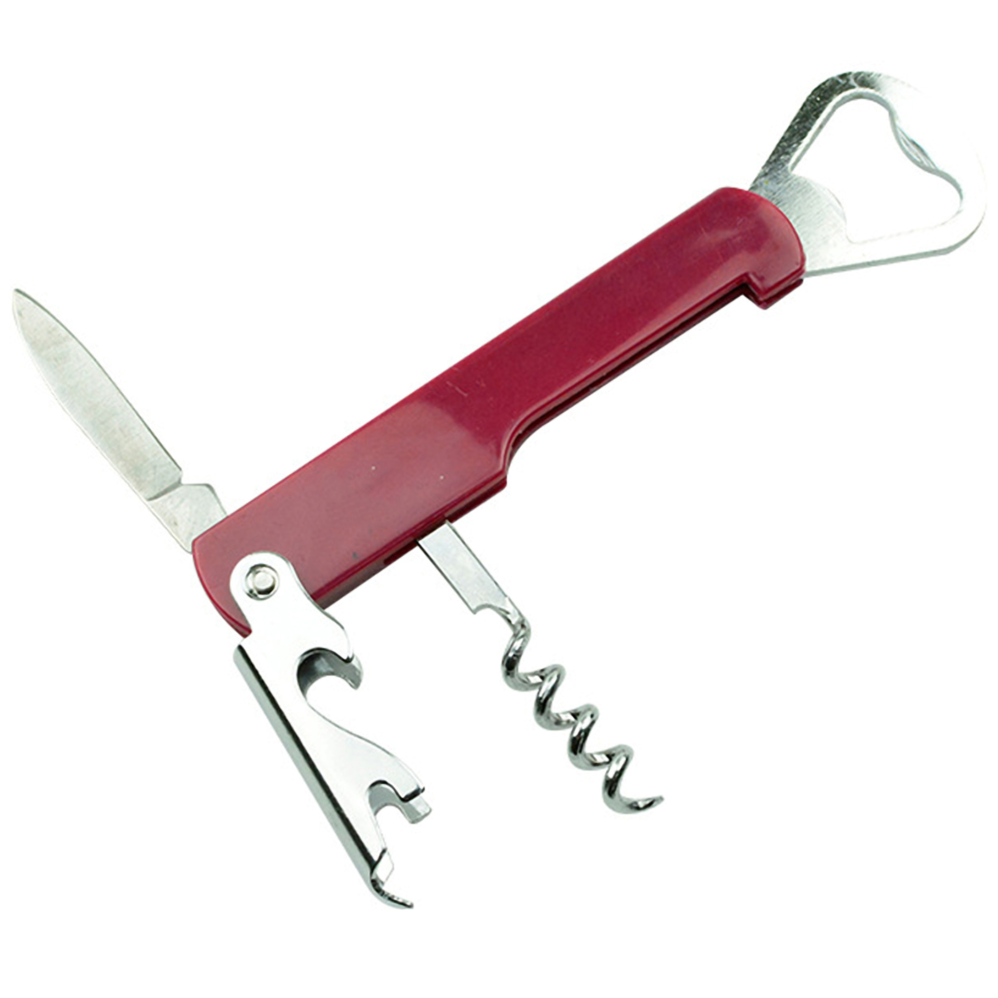 4-in-1 Multipurpose Bottle Opener w/Corkscrew 3