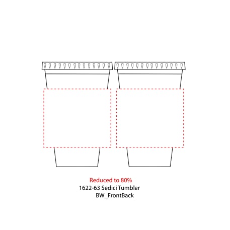 Sedici Tumbler 16oz 24