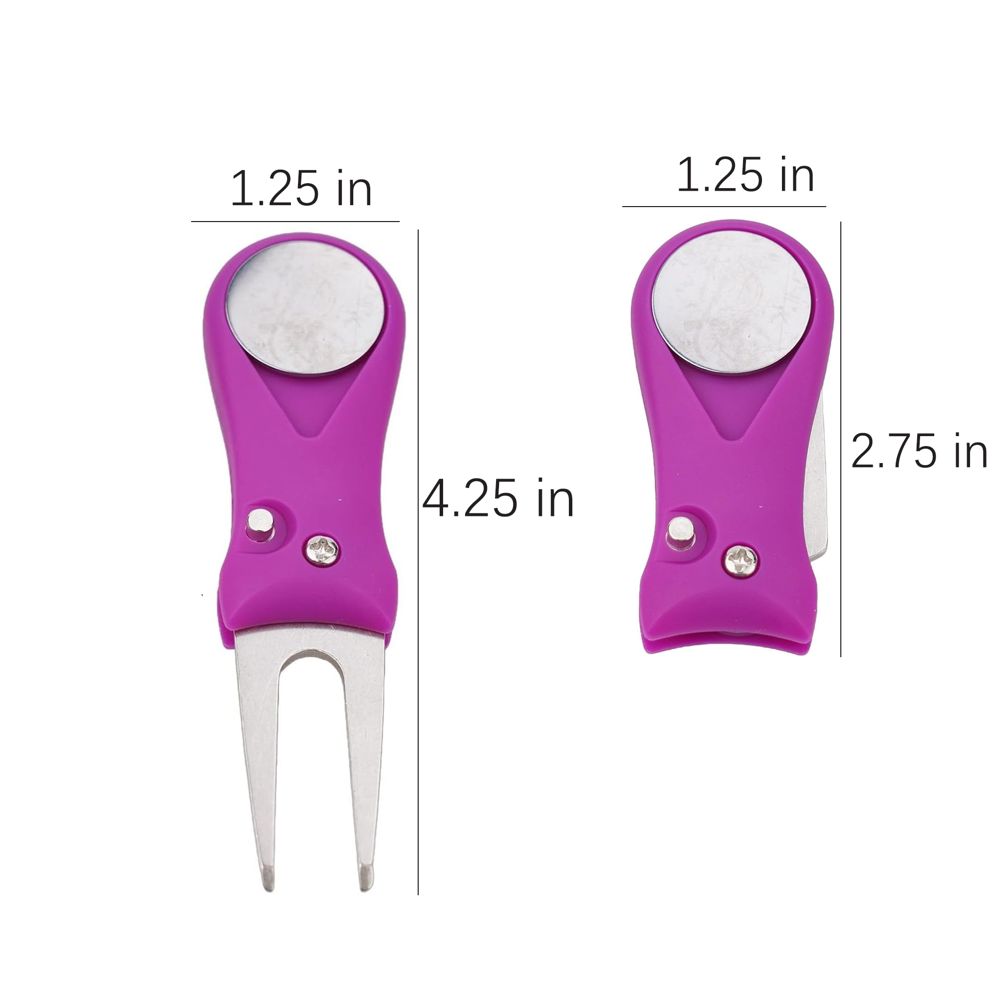 Custom Folding Golf Divot Tool 2