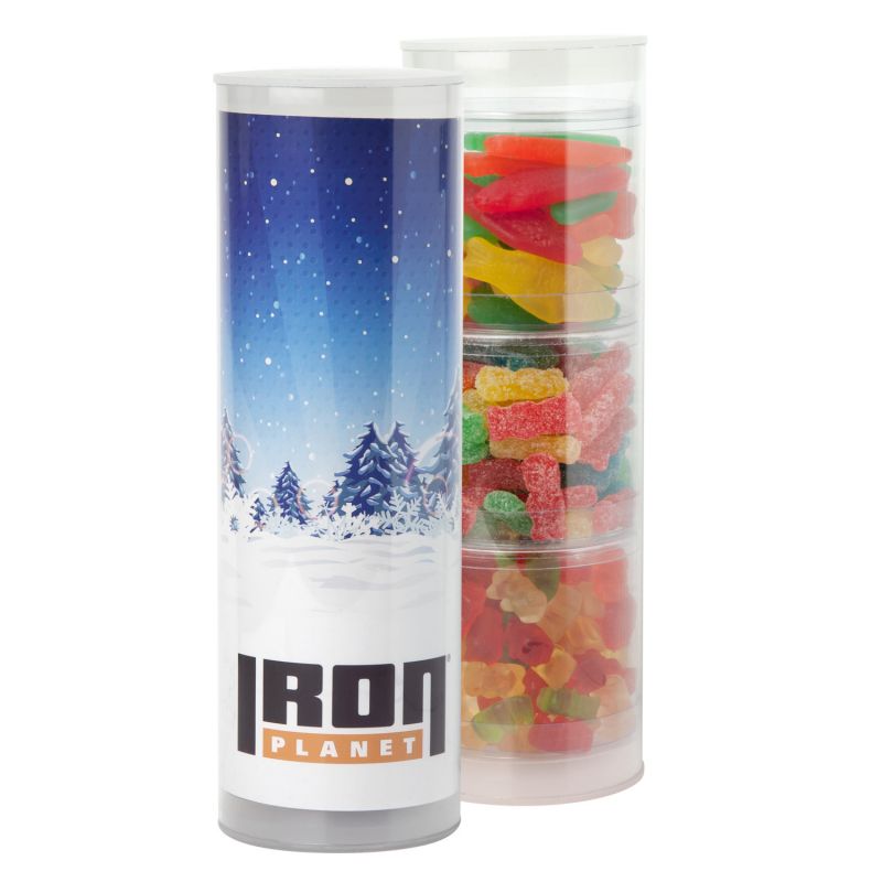 Clever Candy 3 Piece Gift Tube with Gummy Candy 4