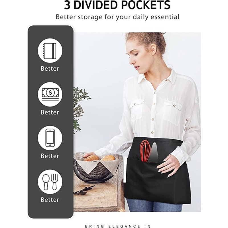 Server Aprons With 3 Pockets 8