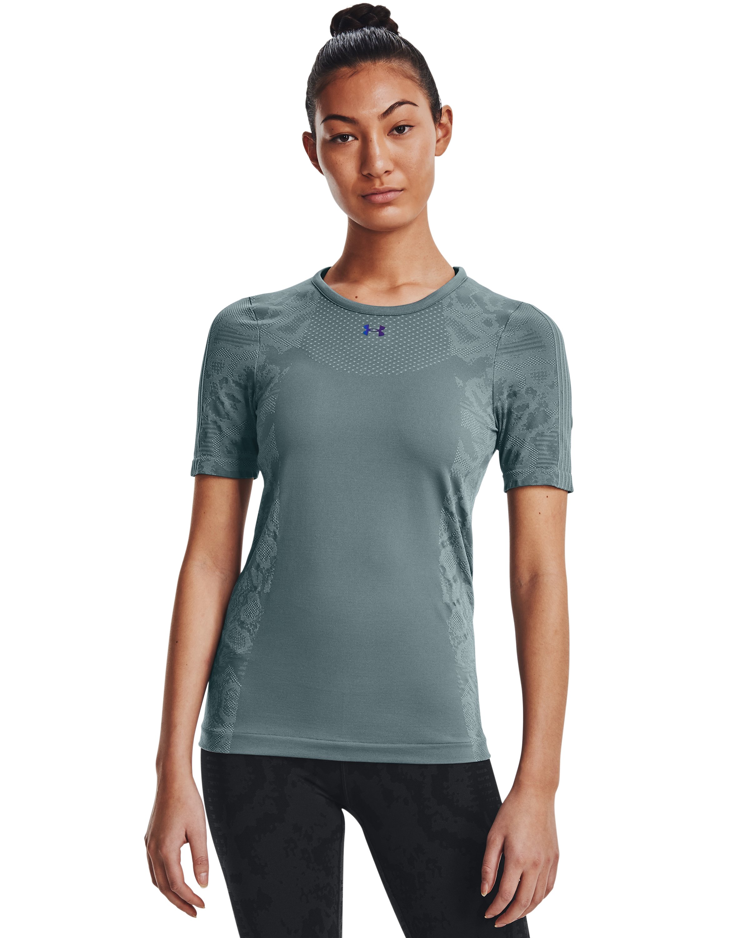 UA RUSH HeatGear Seamless Women's Short Sleeve 3