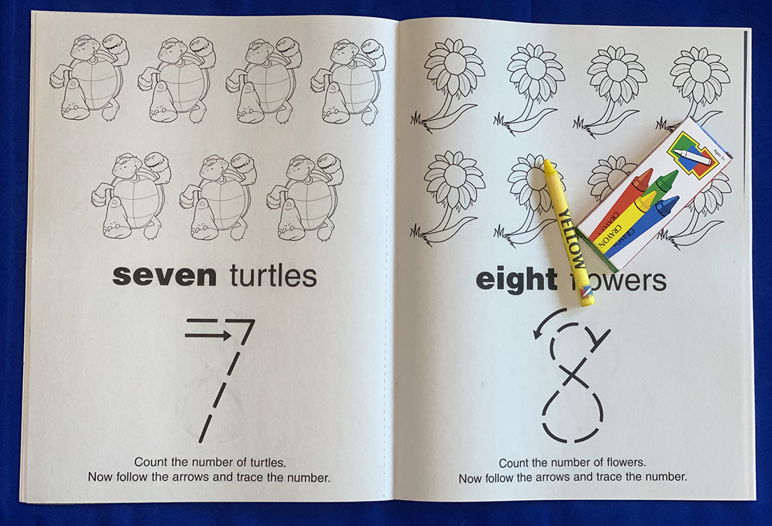 COLORING SET - Fun With Numbers Coloring Book Fun Pack 3