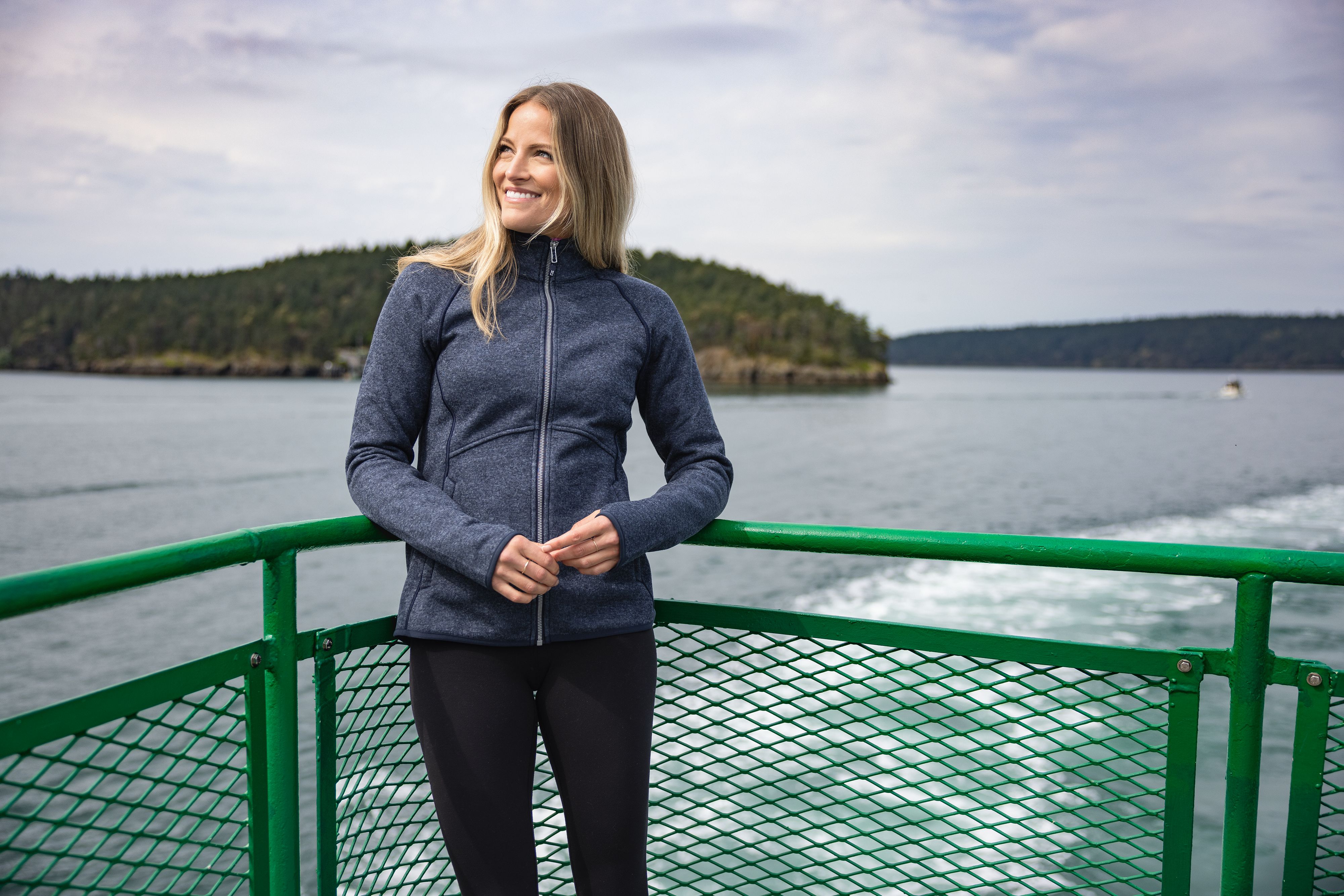 Cutter & Buck Mainsail Sweater-Knit Womens Full Zip Jacket 15