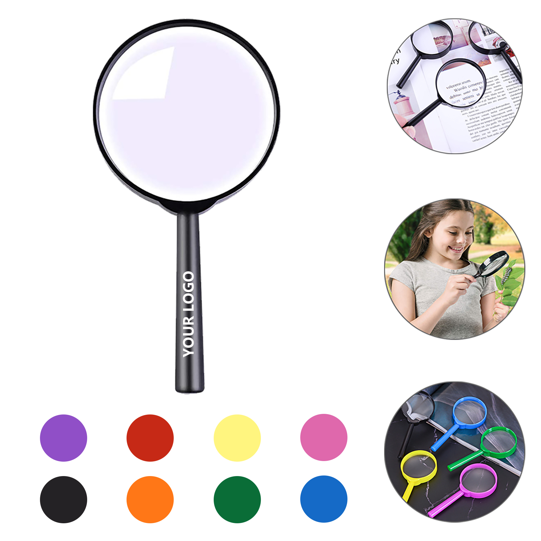 Kids Plastic Magnifier with Handle 2