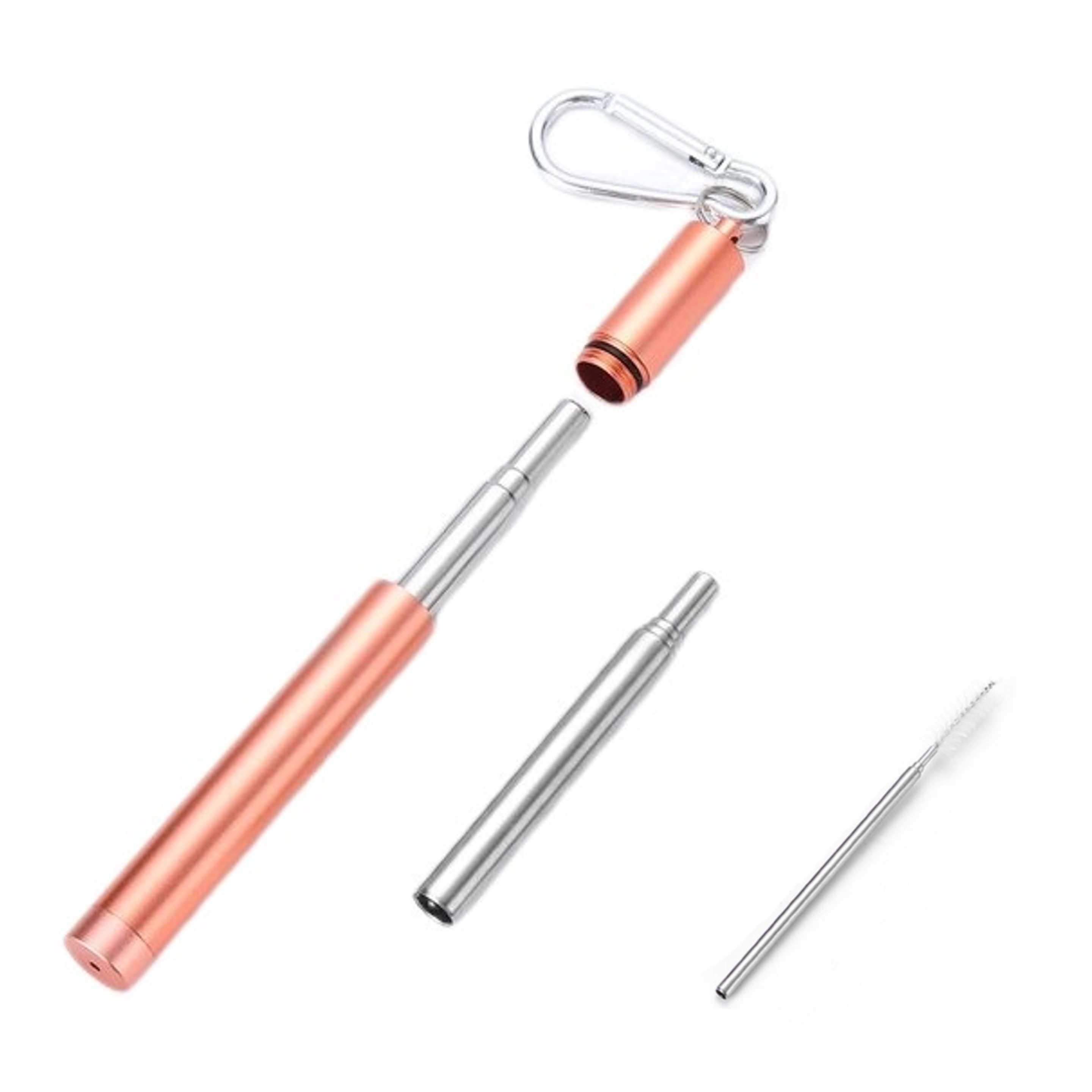 Reusable Stainless Steel Straw with Case 14