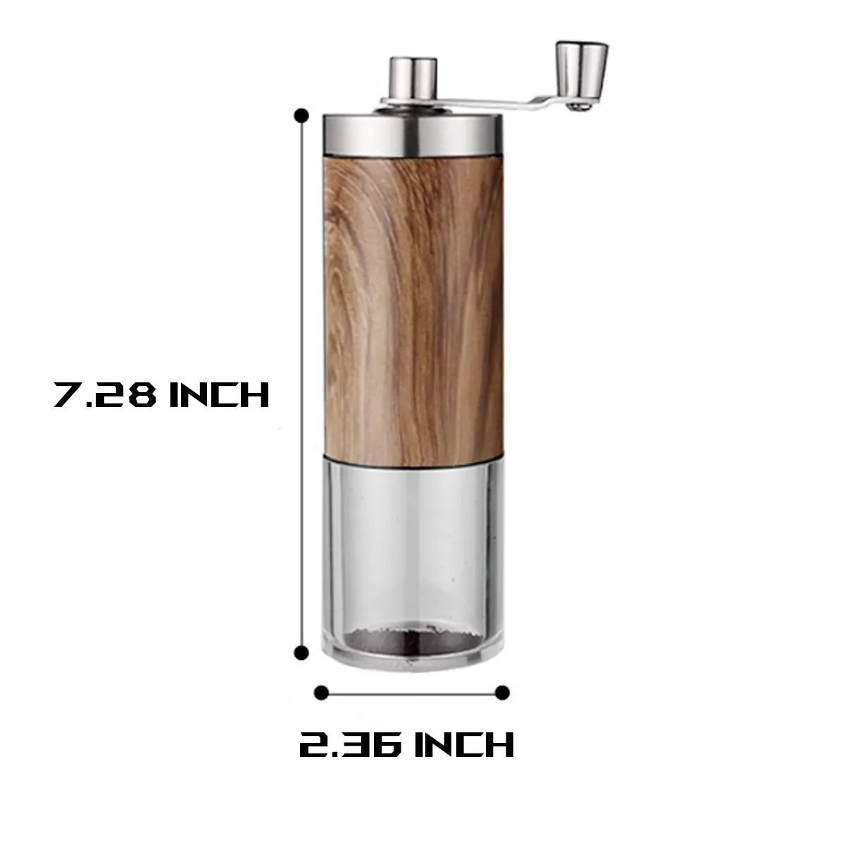 Manual Portable Adjustable Easy Clean Mill Coffee Grinders 7