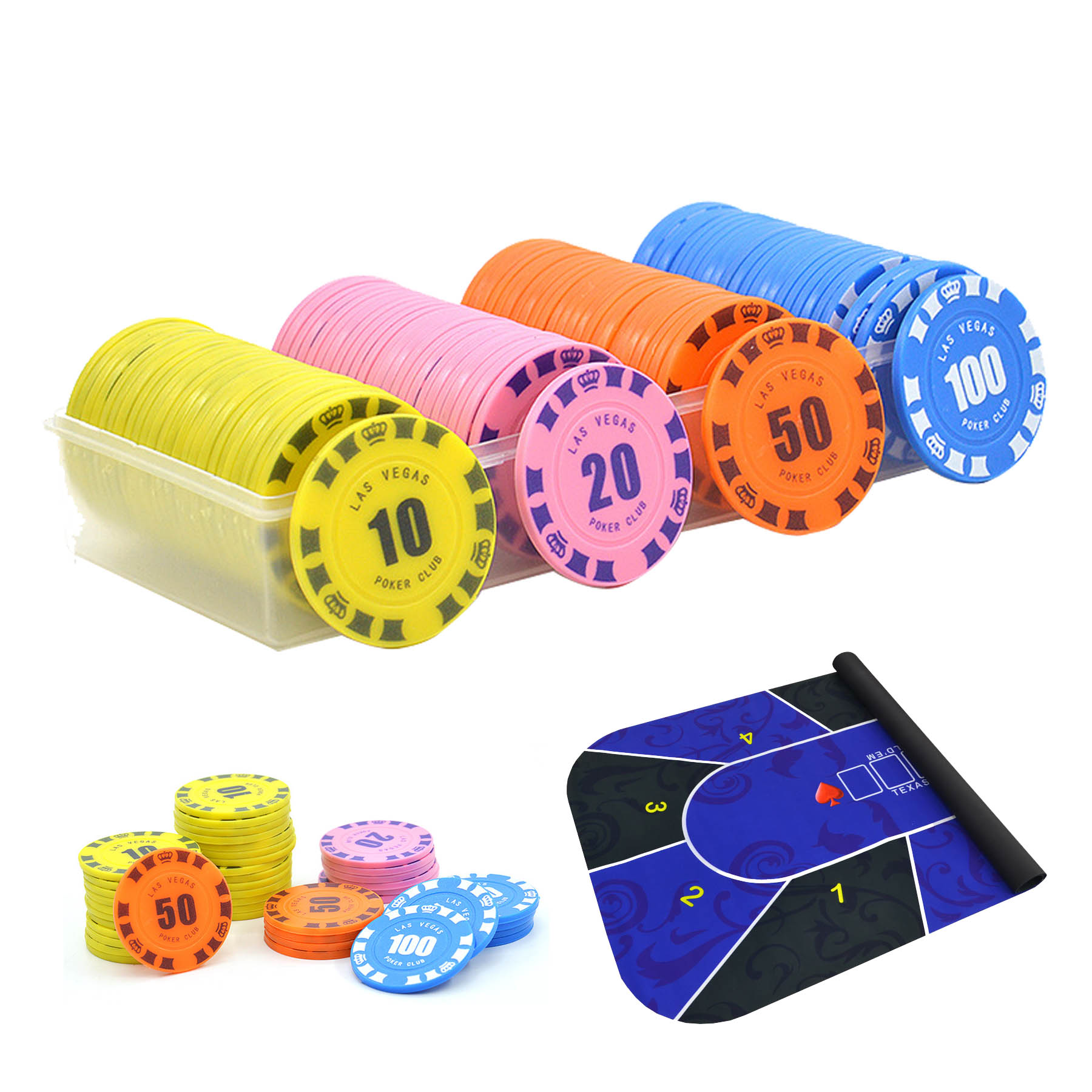 Poker Chips Set-100PCS 2