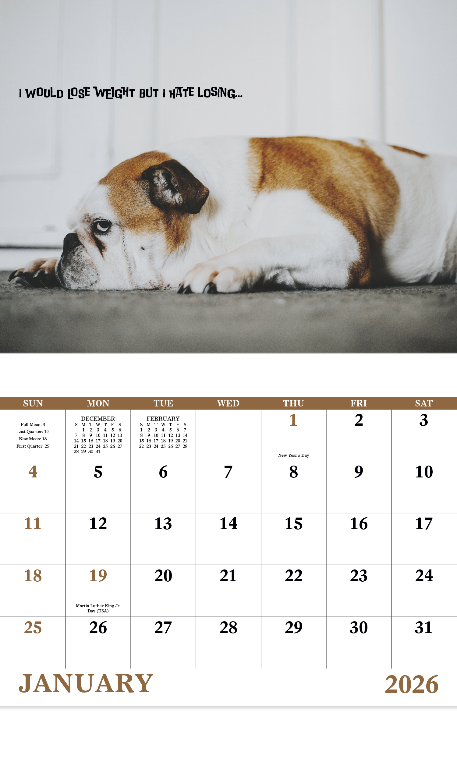 Good Value™ Pets with Attitude - Stapled Calendar 4
