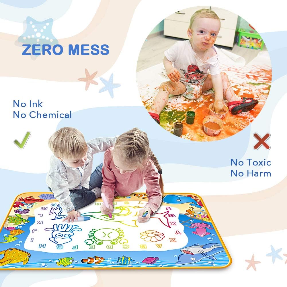Kids Painting Writing Color Doodle Drawing Mat 7