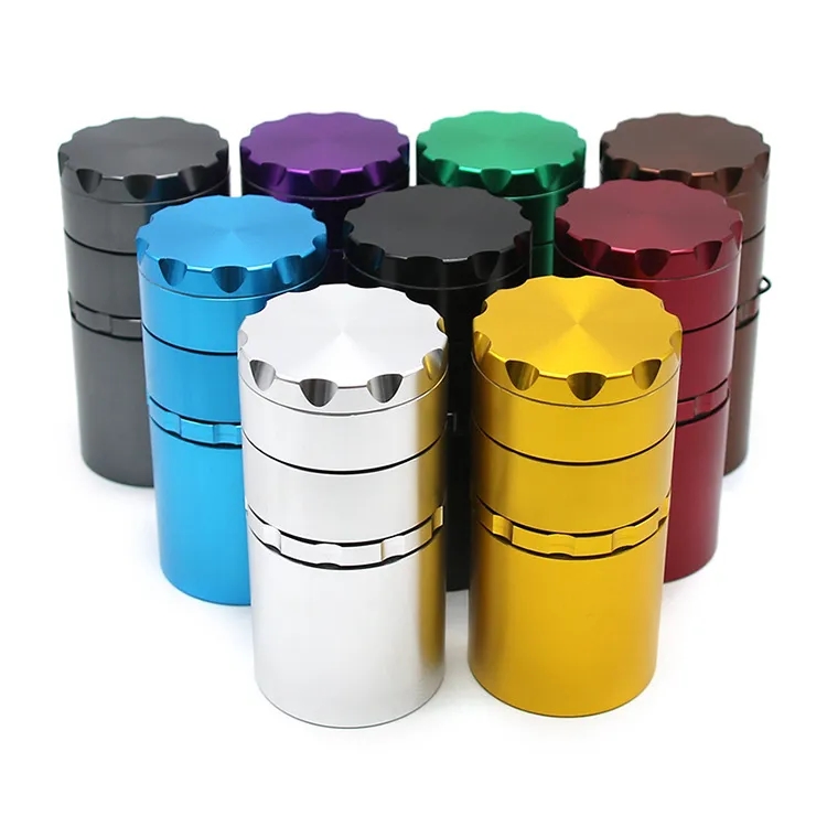 Aluminium Herb Grinder With Large Capacity Storage Container 10