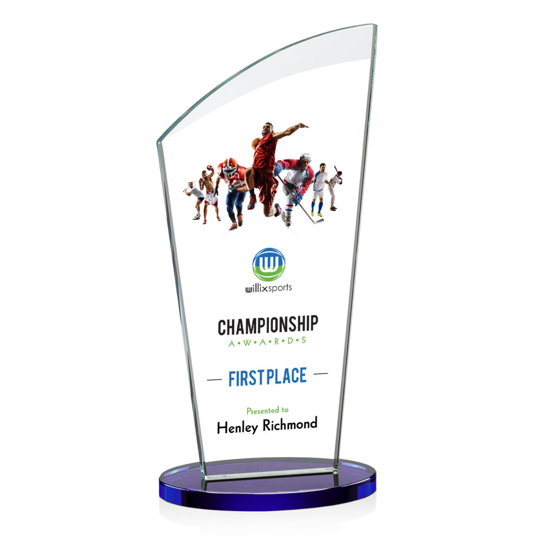 Tomkins VividPrint™ Award - Blue 2