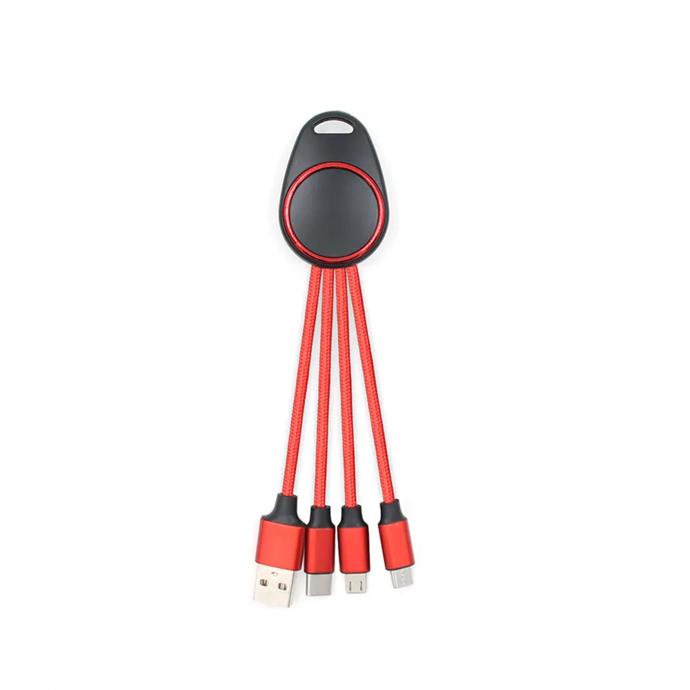 3 in 1 Charging Cable with Keychain 3