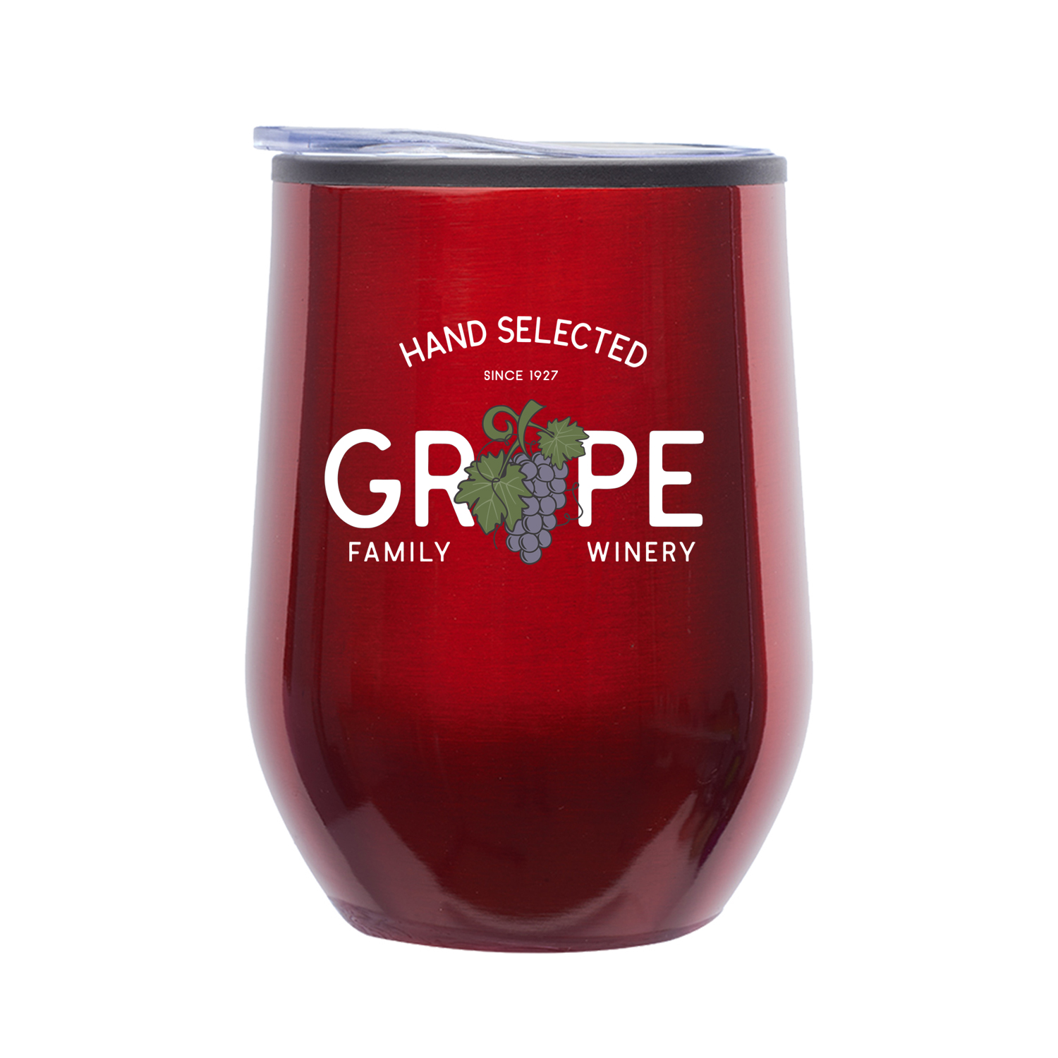 12 oz. Divvy Stainless Steel Stemless Wine Glass (Full Color Imprint) 6