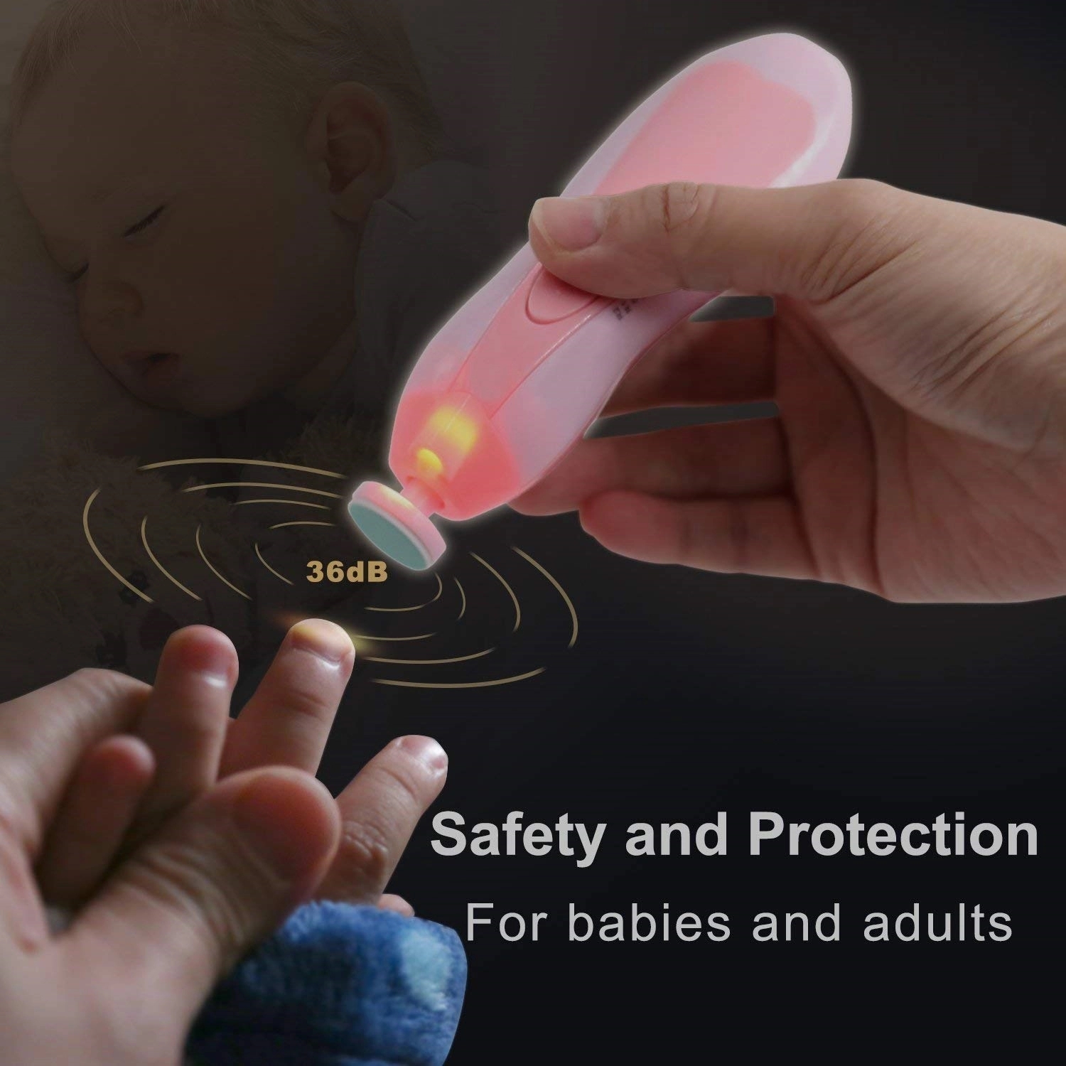 Safe Electric Baby Nail Trimmer 2