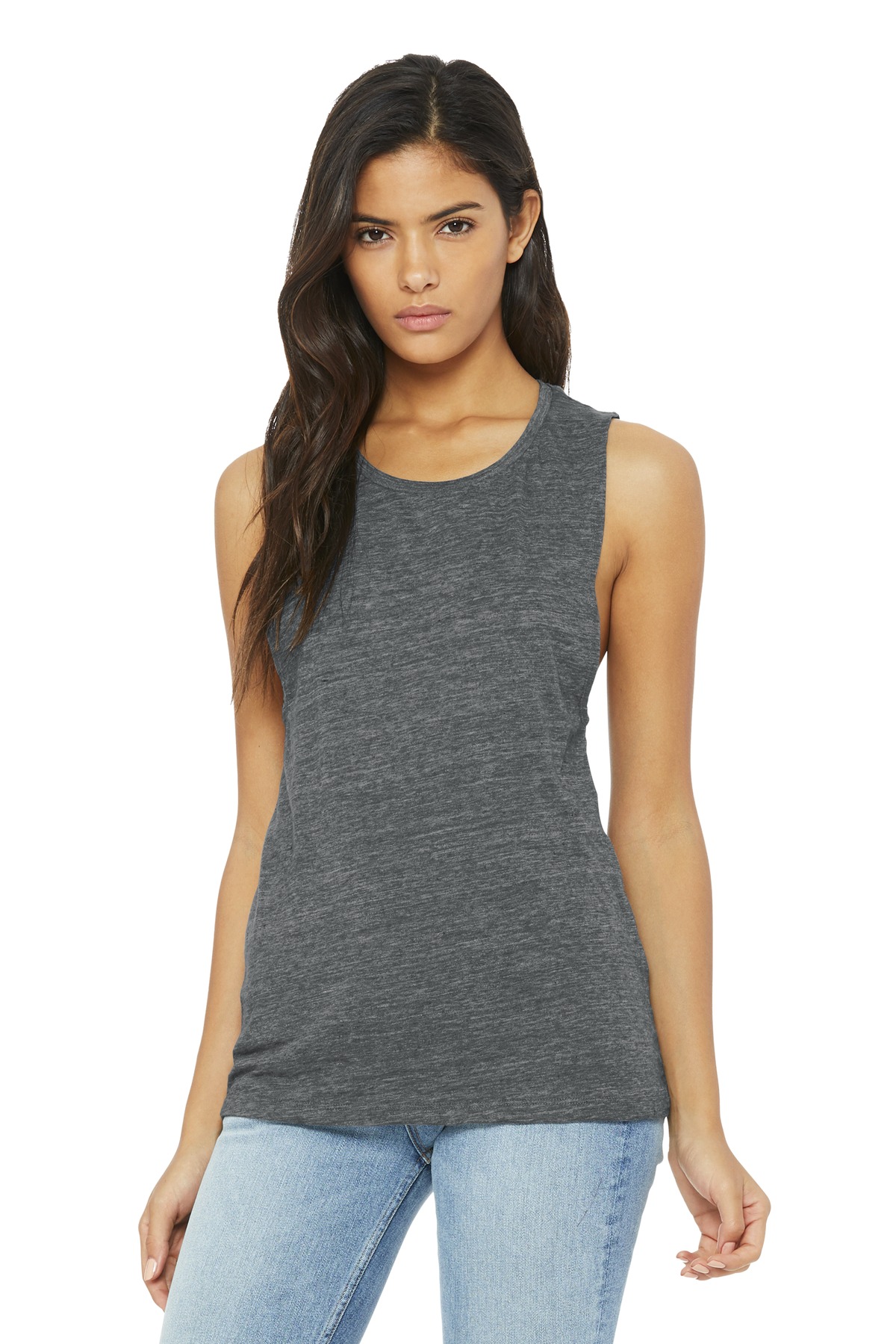 BELLA+CANVAS Women's Flowy Scoop Muscle Tank. BC8803 31