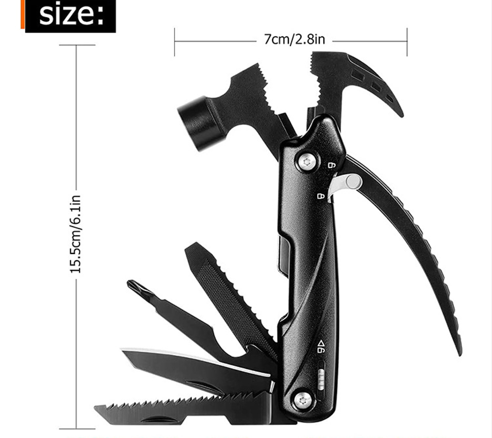 12-Function Portable Hammer with Case 3