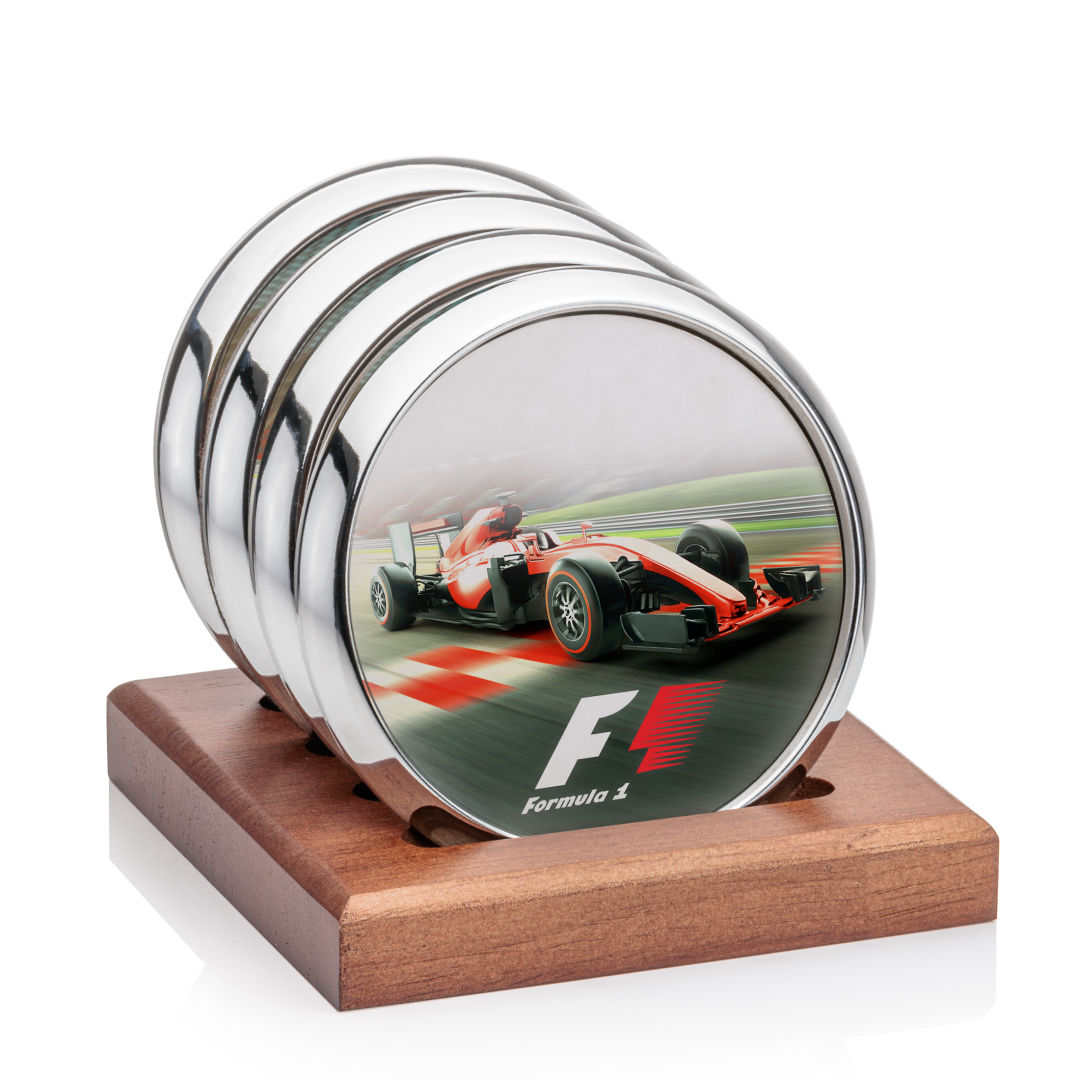 Danville VividPrint™ Coaster on Porterfield Base - Set of 4 4