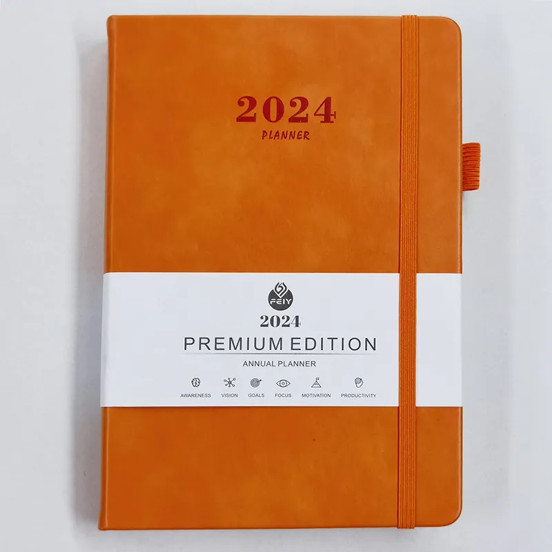 2025 Daily Planner Notebook A5 Size with Pen Holder 5