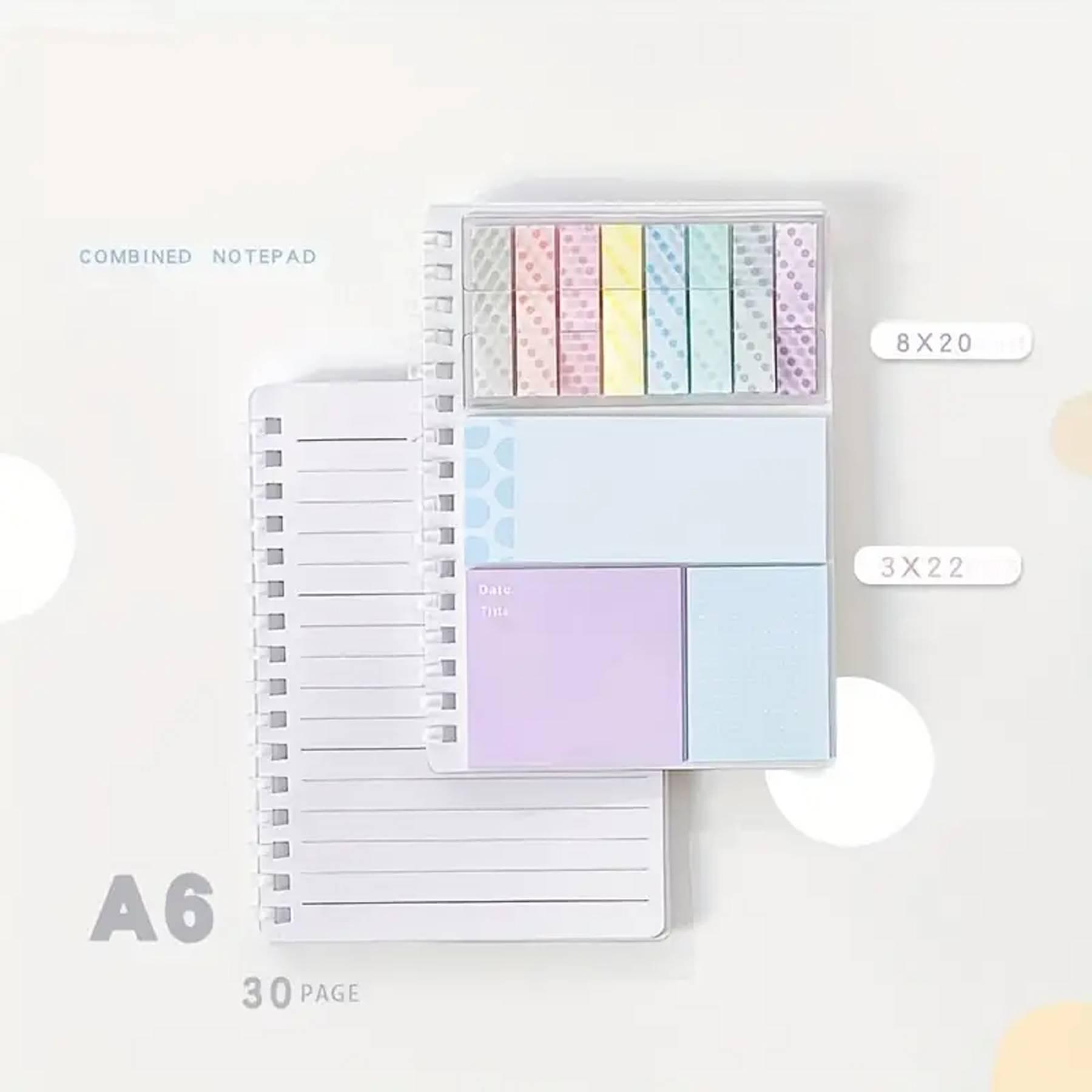 Journal Notebook with post notes 11