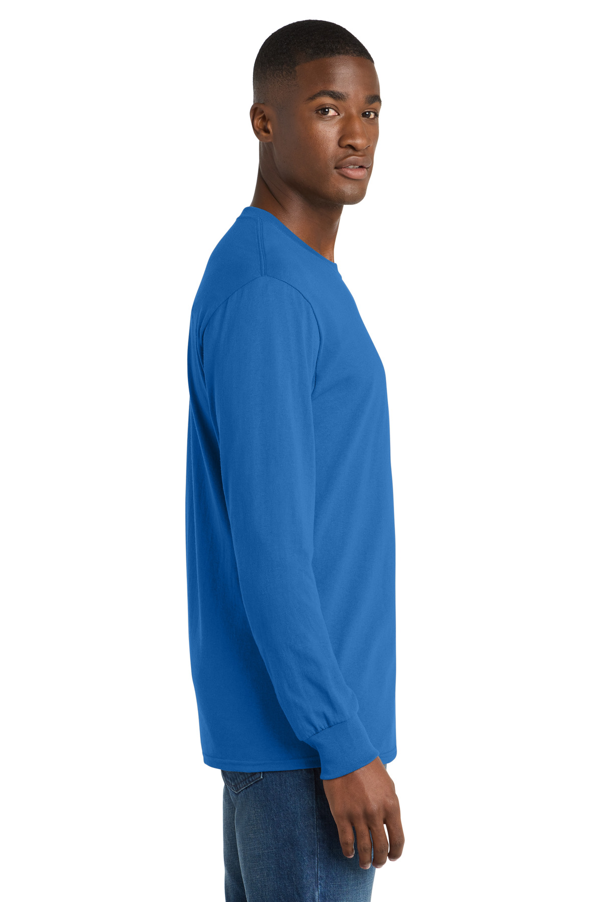 Port & Co Long Sleeve Core Cotton Tee. PC54LS 183