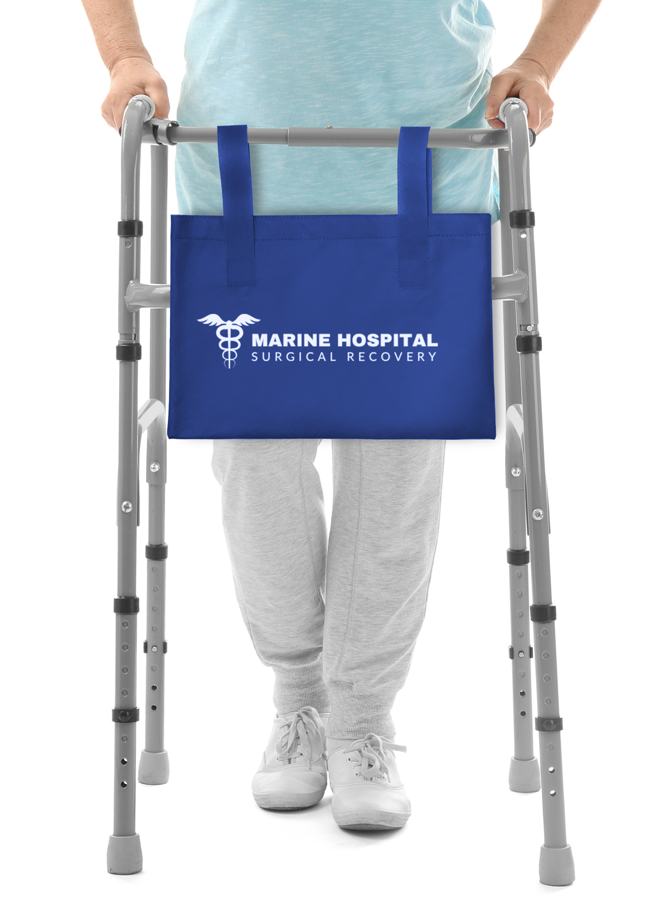 Recyclable Healthcare Walker / Hospital Rail Promotional Tote