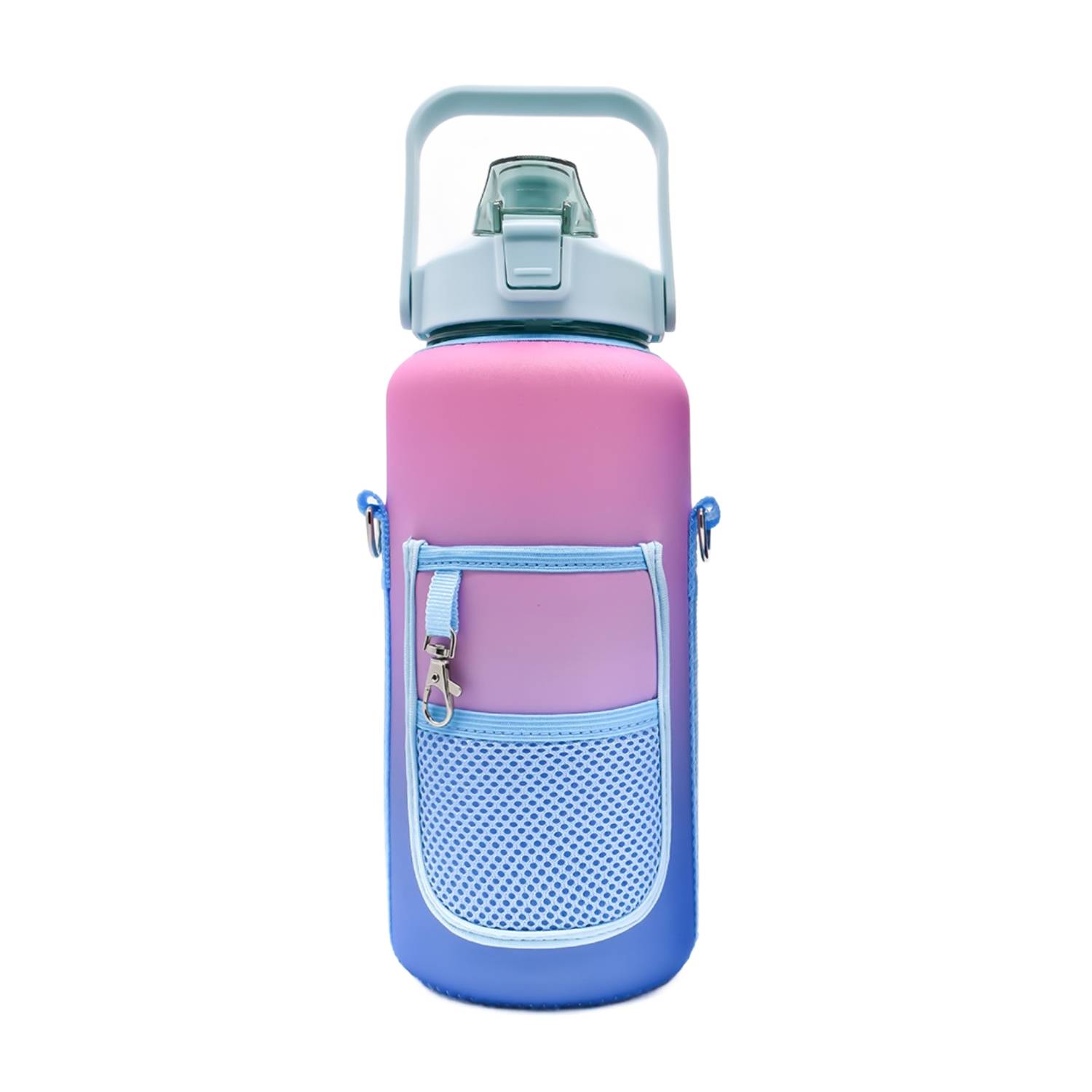 Neoprene Bottle Carrier Sleeve with Adjustable Strap, 40 oz., custom koozie with logo imprint 6