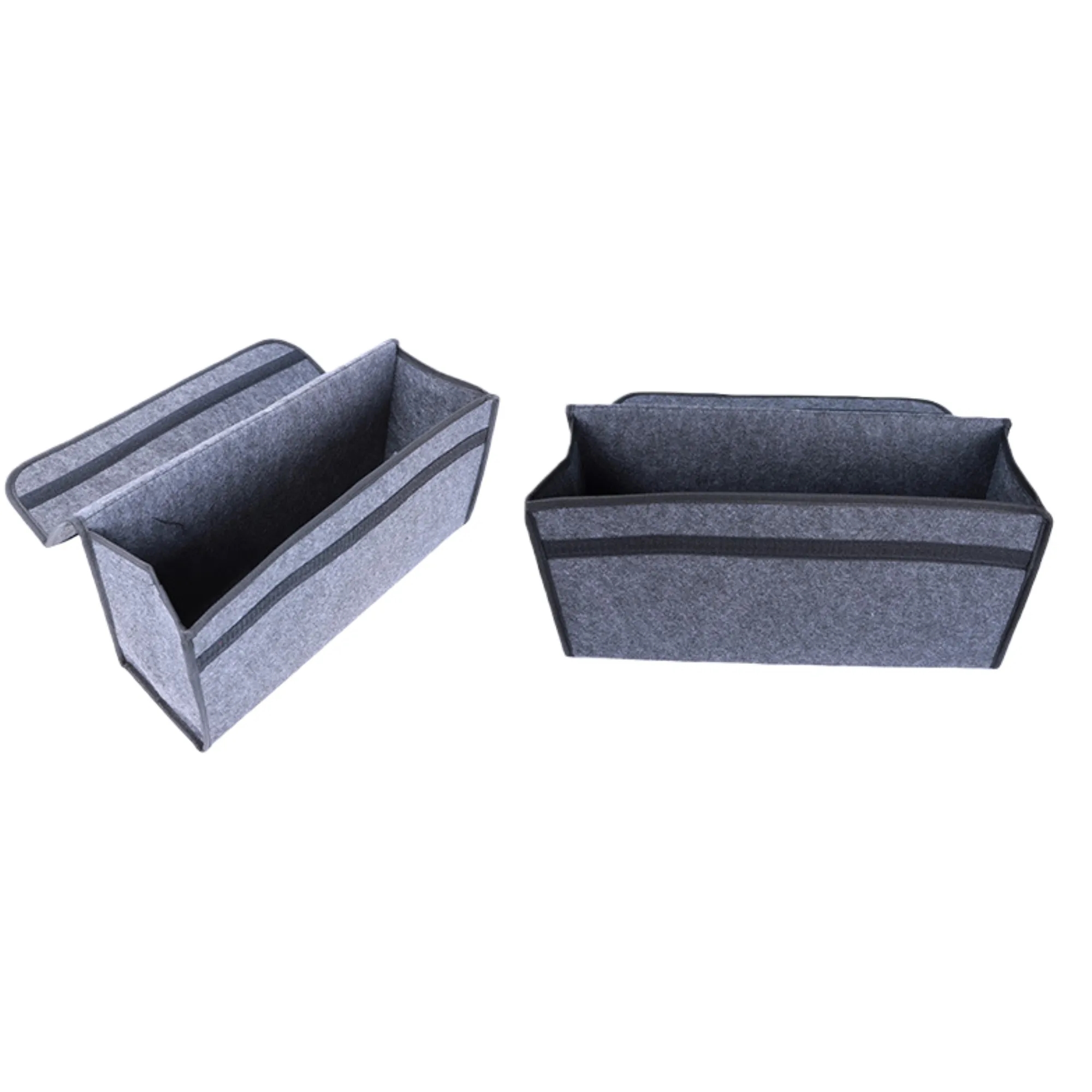 Felt Fabric Car Trunk Organizer Box Folding Storage Bin 2