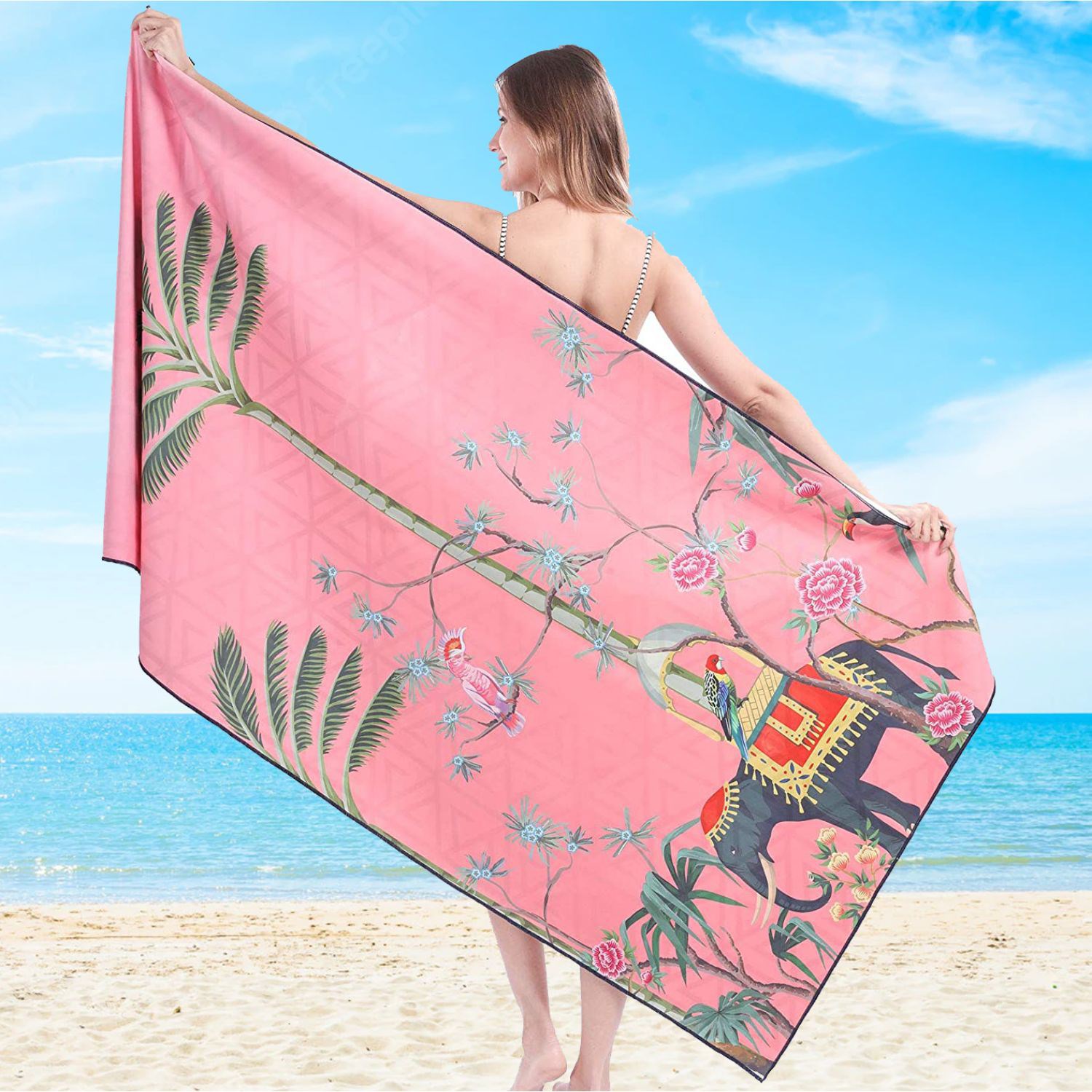 30"x 60" Sublimated Heavyweight Microfiber Beach Towel 6