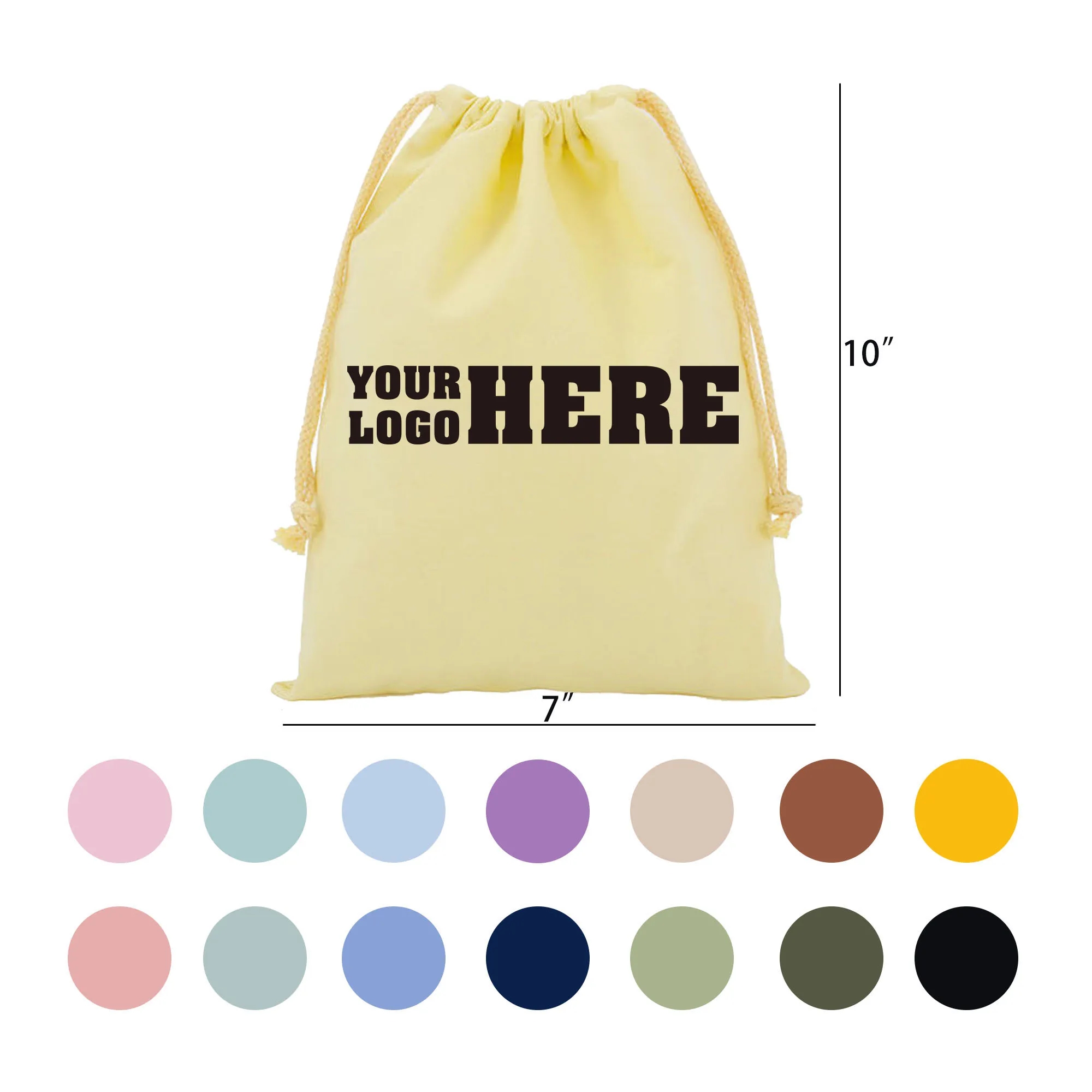 Liberty Bag Cotton Drawstring Backpack